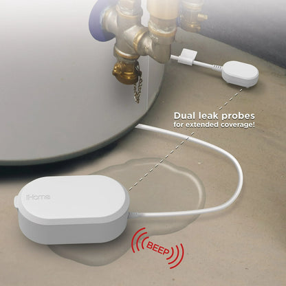 iHome Smart Water Leak Sensor, No Hub Required