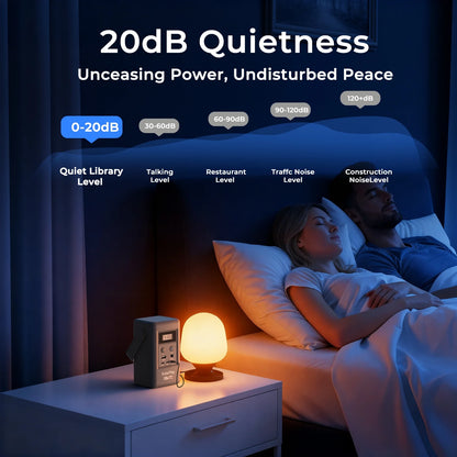 SolarPlay Q100 Portable Power Station with 96Wh LiFePO4 Battery, 100W Solar Generator Two-Way Fast Charging, for Outdoor Camping & Emergencies