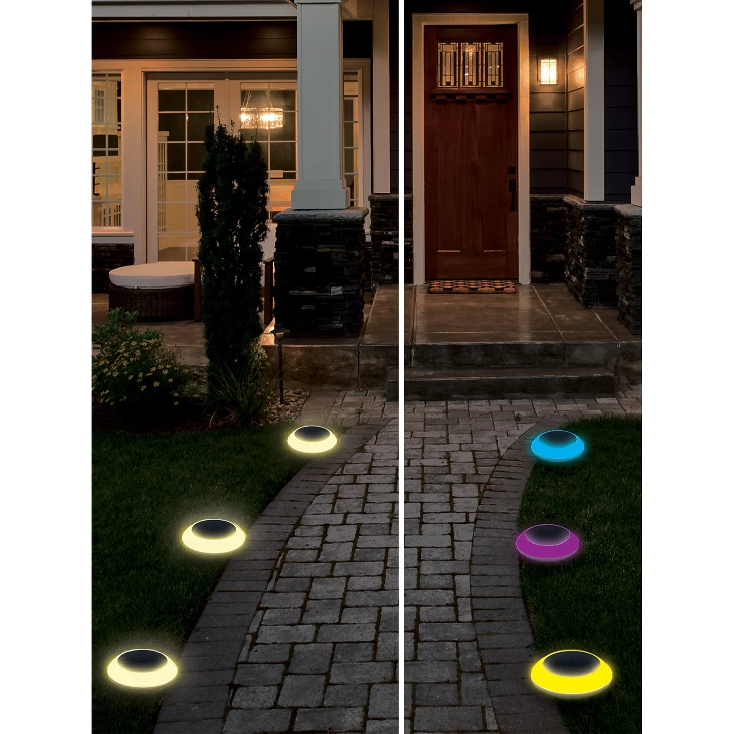 Smartpoint Smart Solar Outdoor White/Any Color Pathway Light with Removable Stake